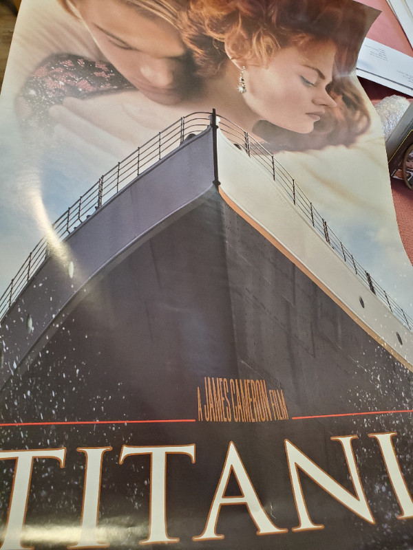 Original 2 Part VHS Titanic tapes, un-opened and Titanic Poster. in CDs, DVDs & Blu-ray in Leamington - Image 2