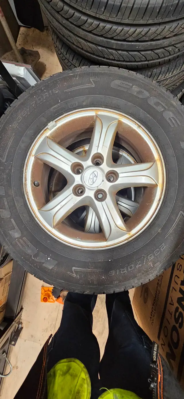 16" Hyundai Rims.. 3 Available $50 per rim in Tires & Rims in St. John's - Image 2