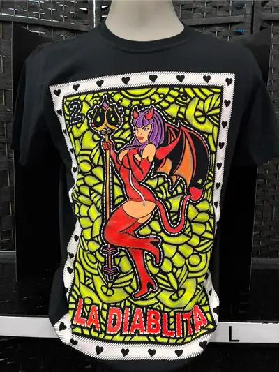 Unisex T-Shirts with Designs That GLOW Under LED Light, View more