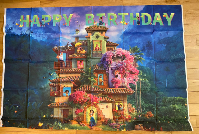 Encanto Birthday Backdrop + Party Supplies  in Toys & Games in Mississauga / Peel Region