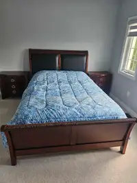 Queen Bed Frame, Side Tables and Dresser
