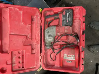 Milwaukee 28v hammer drill, View more