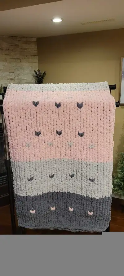 Knitted Throw Blanket, View more