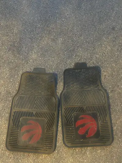 Raptors floor mats Used