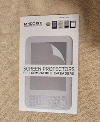 NEW - 3 M-EDGE Screen Protectors for E-Readers