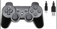 Wireless Bluetooth Controller for PS3 Double Shock Black