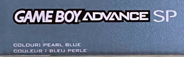 GameBoy Advance SP Pearl Blue in Older Generation in Lethbridge - Image 4