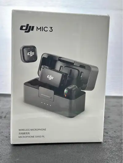 ️NEW SEALED DJI Mic 3 | 2 TX +1 RX + Case | 32-bit Float & 400, View more