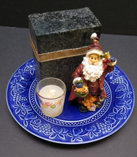 New Santa Claus Candle Christmas Centerpiece REDUCED!
