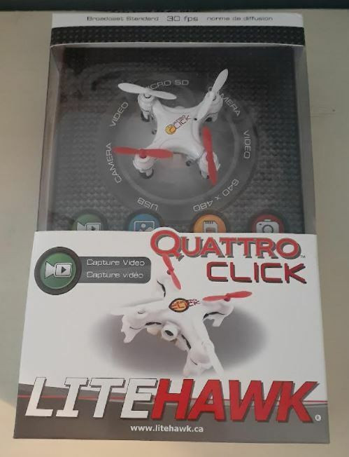 LiteHawk Quattro Click Copter drone - new in box in Toys & Games in Markham / York Region - Image 2