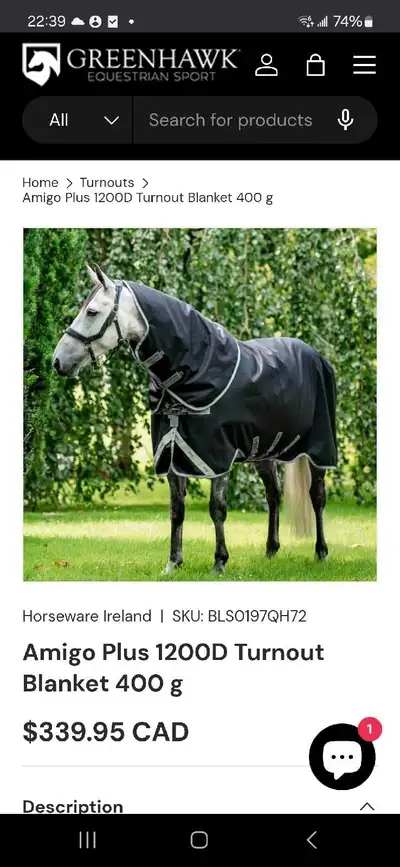 Amigo 400 gr with hood, View more