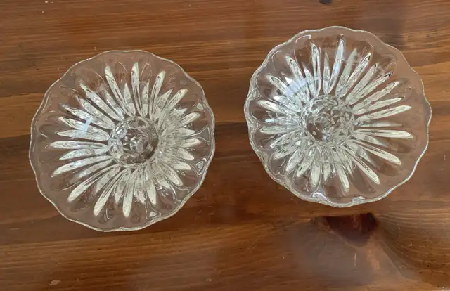 Vintage Crystal Candle Sticks in Home Décor & Accents in Winnipeg - Image 3