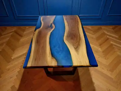 Walnut river dinning table, View more