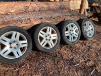 4 Tires with rims (r17) Firestone