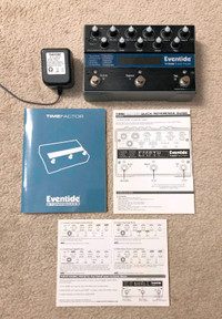 Eventide Time Factor Delay with Adapter and Manual