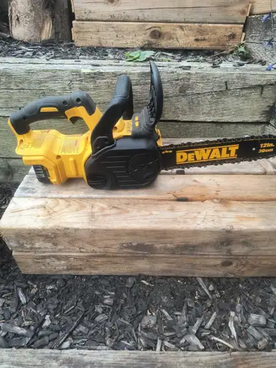 Dewalt 20 volt, cordless chainsaw. In excellent condition. Comes with battery and charger. You won't...