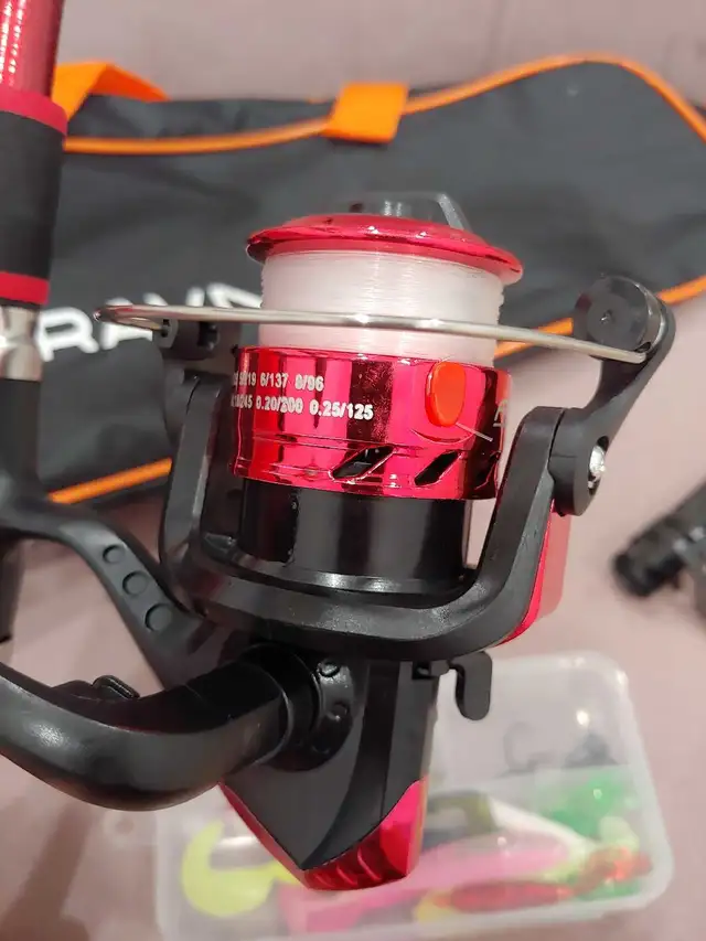 Fishing Rod Combo, NEW, Telescopic, Reel, Line, Lures, Bag in Other in Markham / York Region - Image 7