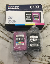 New sealed Ink Cartridges, black and color. 61XL. $40