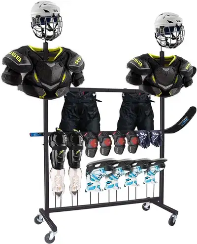 New Hockey Gear Drying Racks, Holds Two Full Kits, View more