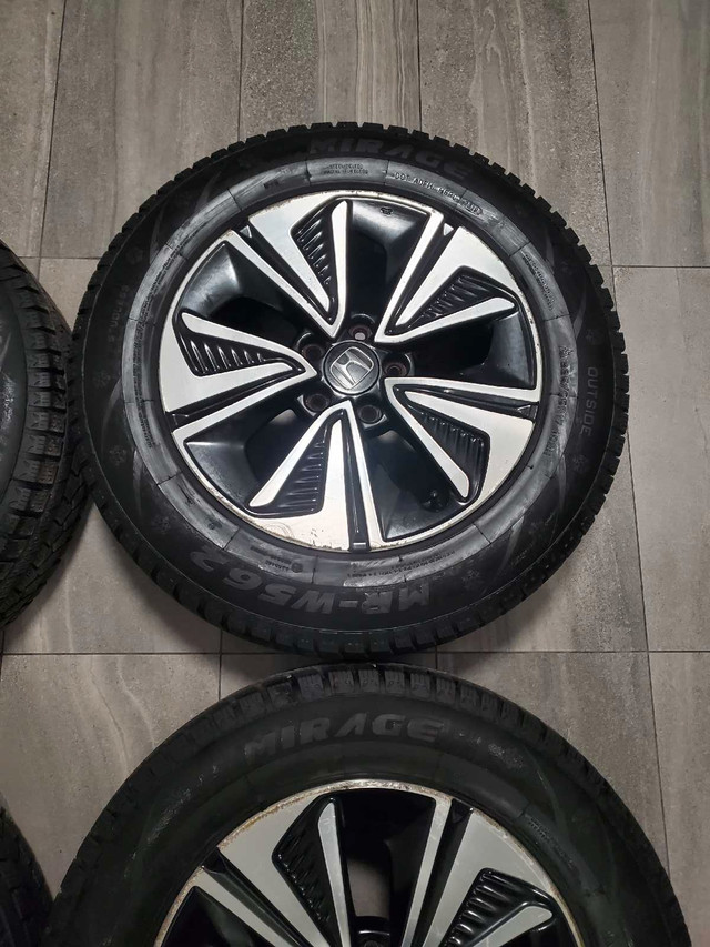 Honda CRV rims with Winter Tires 225/65/17 in Tires & Rims in Oshawa / Durham Region - Image 3