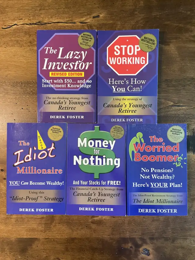 Derek Foster Personal Finance Books – The Lazy Investor ++ in Non-fiction in Oakville / Halton Region - Image 2