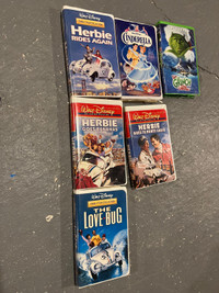 Walt Disney VHS Movies 