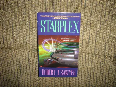 STARPLEX BY ROBERT J. SAWYER SIGNED PAPERBACK SCI FI BOOK, View more