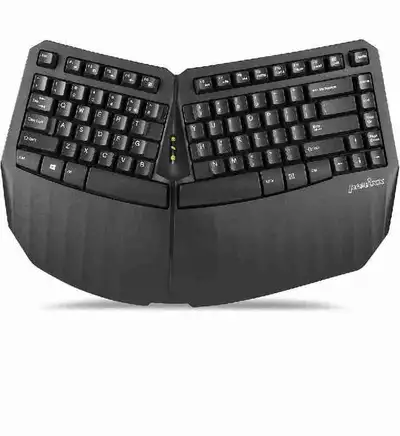 Perixx PERIBOARD-613B Mini Wireless Ergonomic Split Keyboard wit, View more