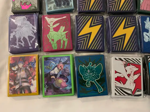 Pokemon cards sleeves x19 left mewtwo, Paldean, celebrations in Toys & Games in City of Toronto - Image 6