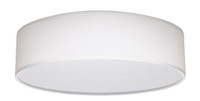 Nuvo 15" Fabric Drum LED Ceiling Flush Mount Fixture White NEW