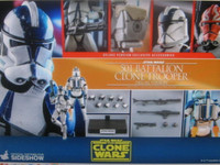 Hot Toys 501st Clone Trooper Deluxe TMS023 1:6 NEW, SEALED, MINT