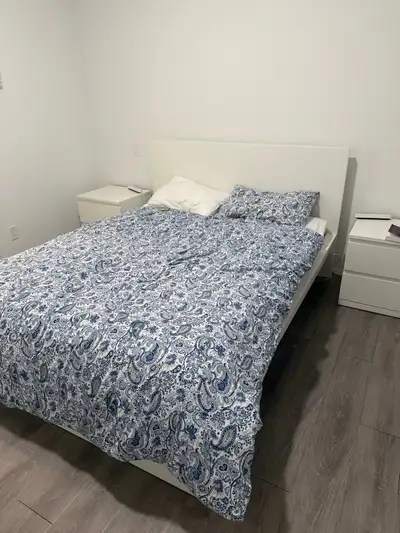Ikea Queen Bed with Mattress, View more