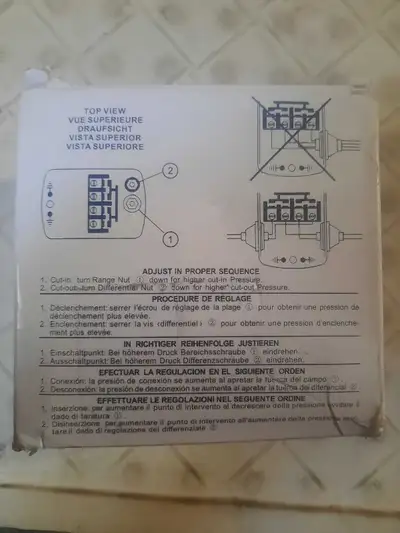 Where used: 1. Compressors (air): For automatic on/off of the compressor when a set pressure is reac...