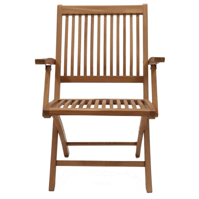 2 BRAND NEW Drosky Solid Wood Patio Folding Chairs in Chairs & Recliners in Edmonton