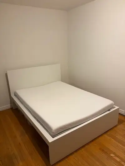 IKEA Malm Double Bed with Mattress, View more