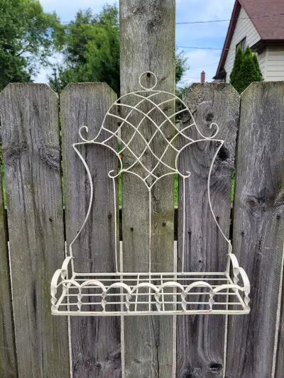 Steel hanging garden shelf , View more