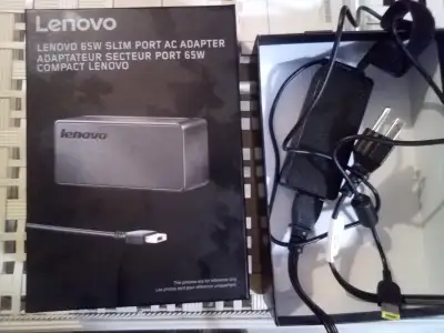 Lenovo 65W Slim Port AC Adapter (laptop power cord), View more