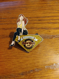 2007 NOVEMBER GIRL HARD ROCK CAFE PIN