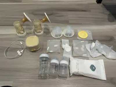 Wearable Wireless Breast Pump Set – Like New! ✨, View more