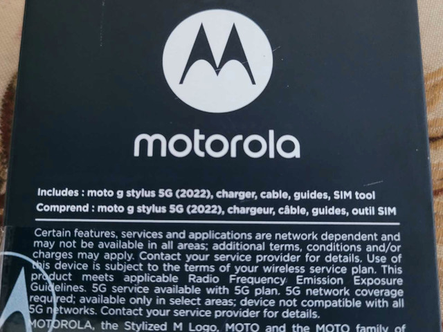 Motorola moto g Stylus 5G in Cell Phones in Kawartha Lakes - Image 2