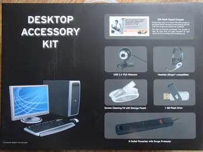 Computer PC multi media bundle NEW / NEUF Computer desktop kit New computer desktop accessory kit, u...
