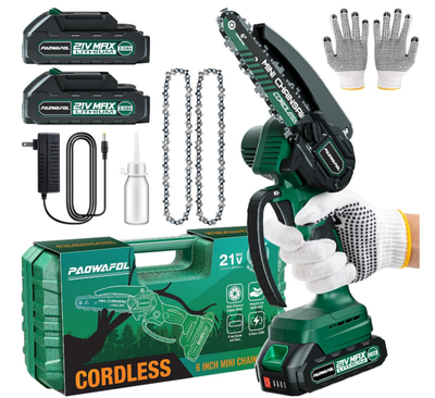 PAOWAFOL mini Chainsaw Cordless, View more