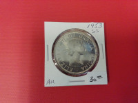 ;1953 Canada $1 Silver Coin
