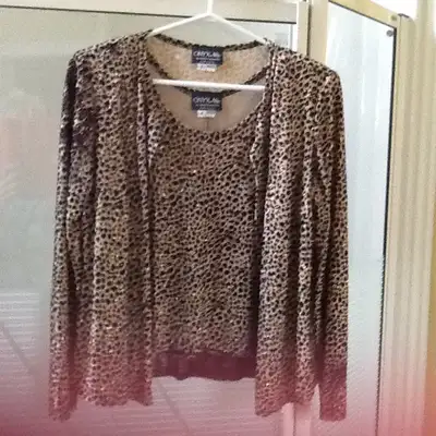 Gold & Black Evening Jacket & Top, View more