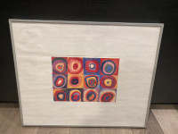 Concentric Circles by Kandinsky 50 cm x 40 cm