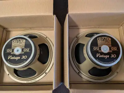 Celestion Vintage 30 V30 16 ohm 12 inch guitar speakers 12", View more