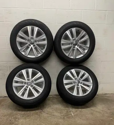 VW R16 5x112 alloys & 205/55/R16 Continental tires. Everything is in new condition. They fit Jetta,...