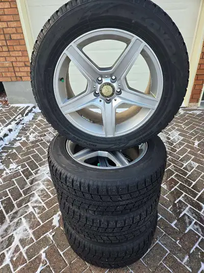 Set of 255/55/18 Toyo winter tires mounted on alloy wheels. Perfect companion for 255/50/19 summer t...