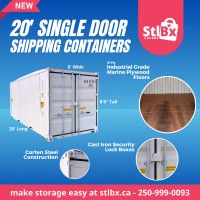 New 20ft Shipping Container at STLBX Kamloops for Sale!