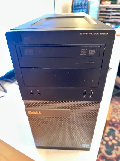 DELL OPTIPLEX 390 desktop PC Win10 home 64-bit Intel i5-2400 8G RAM 1.8T HDD GTX 750 Ti Re-set and r...